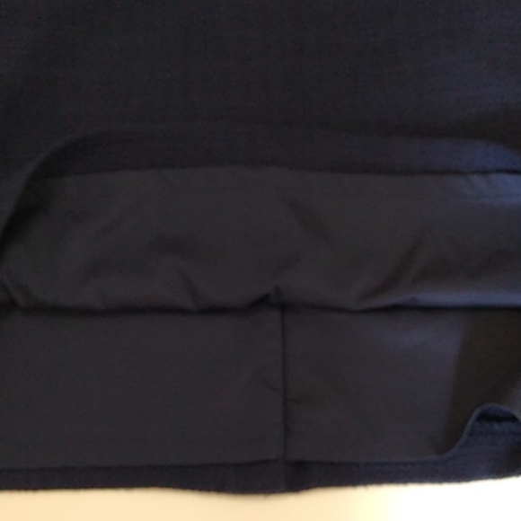 Karl Lagerfeld beautiful navy blue tweed dress - Picture 12 of 16